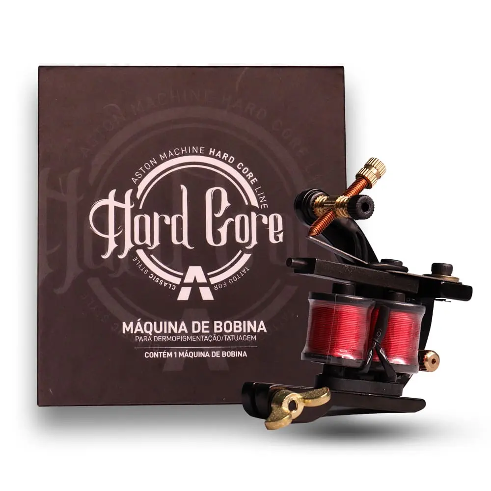Máquina De Bobina Preta Hard Core e imagem da embalgem