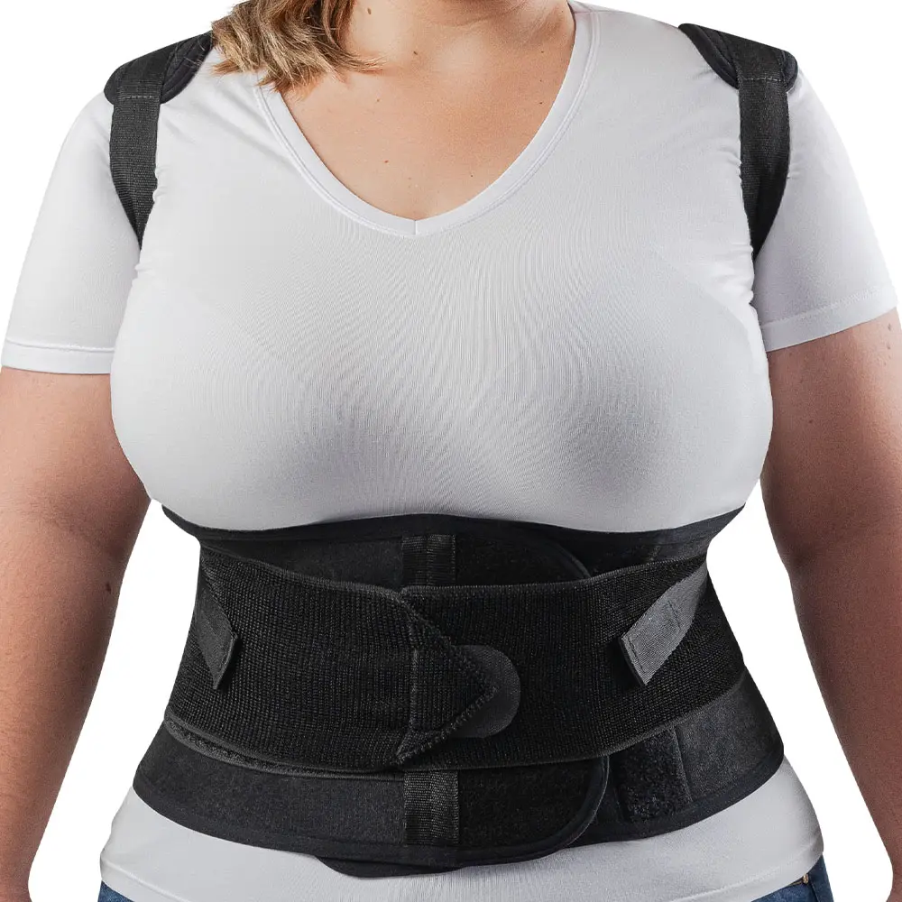 Imagem principal corretor postural em uma mulher