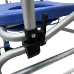 Cadeira De Banho D55 Em Alumínio Até 135 Kg - Dellamed